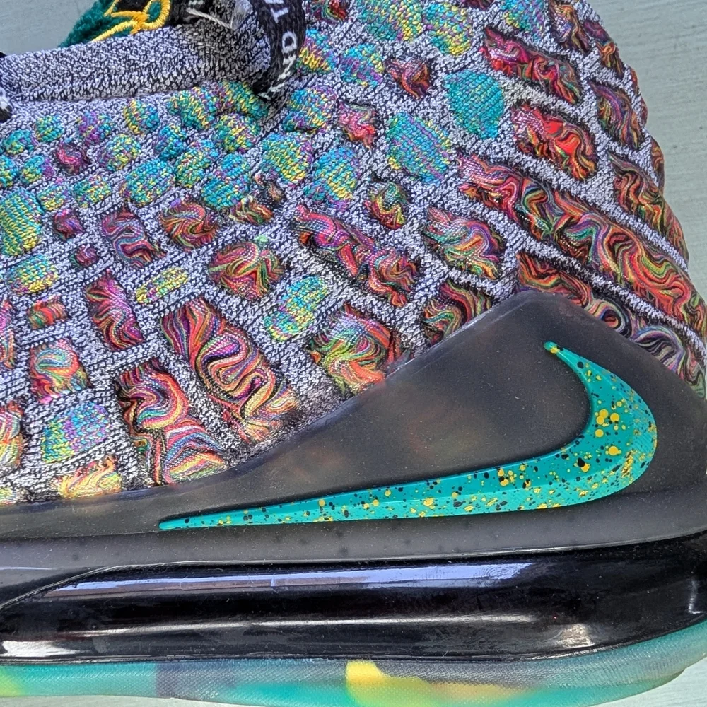 Nike LeBron 17 XVII "I Promise" Multicolor Basketball Shoes Size 11.5 - Picture 14 of 16